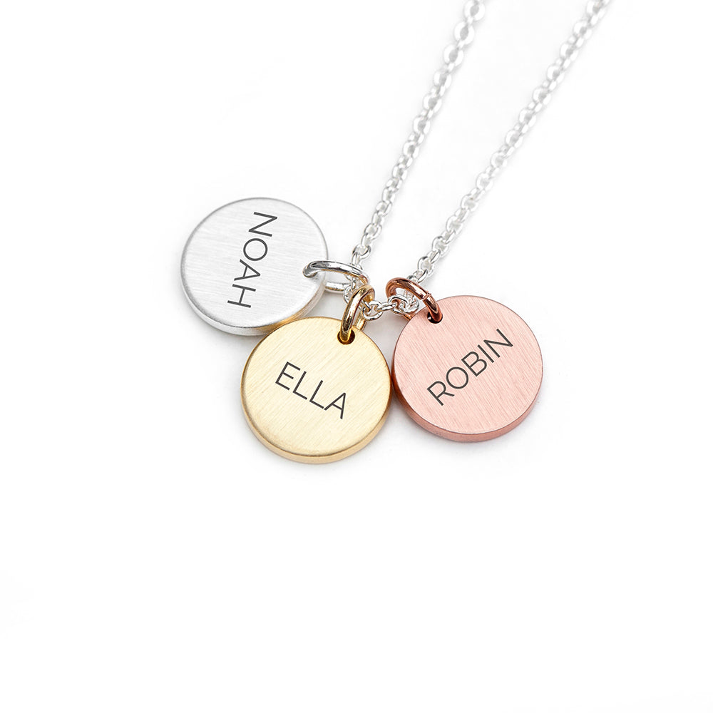 Personalised My Family Discs Necklace