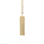 Personalised Statement Bar Necklace