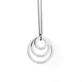 Personalised Rings of Love Necklace