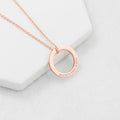 Personalised Family Ring Necklace