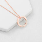 Personalised Family Ring Necklace