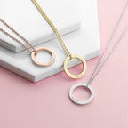 Personalised Family Ring Necklace