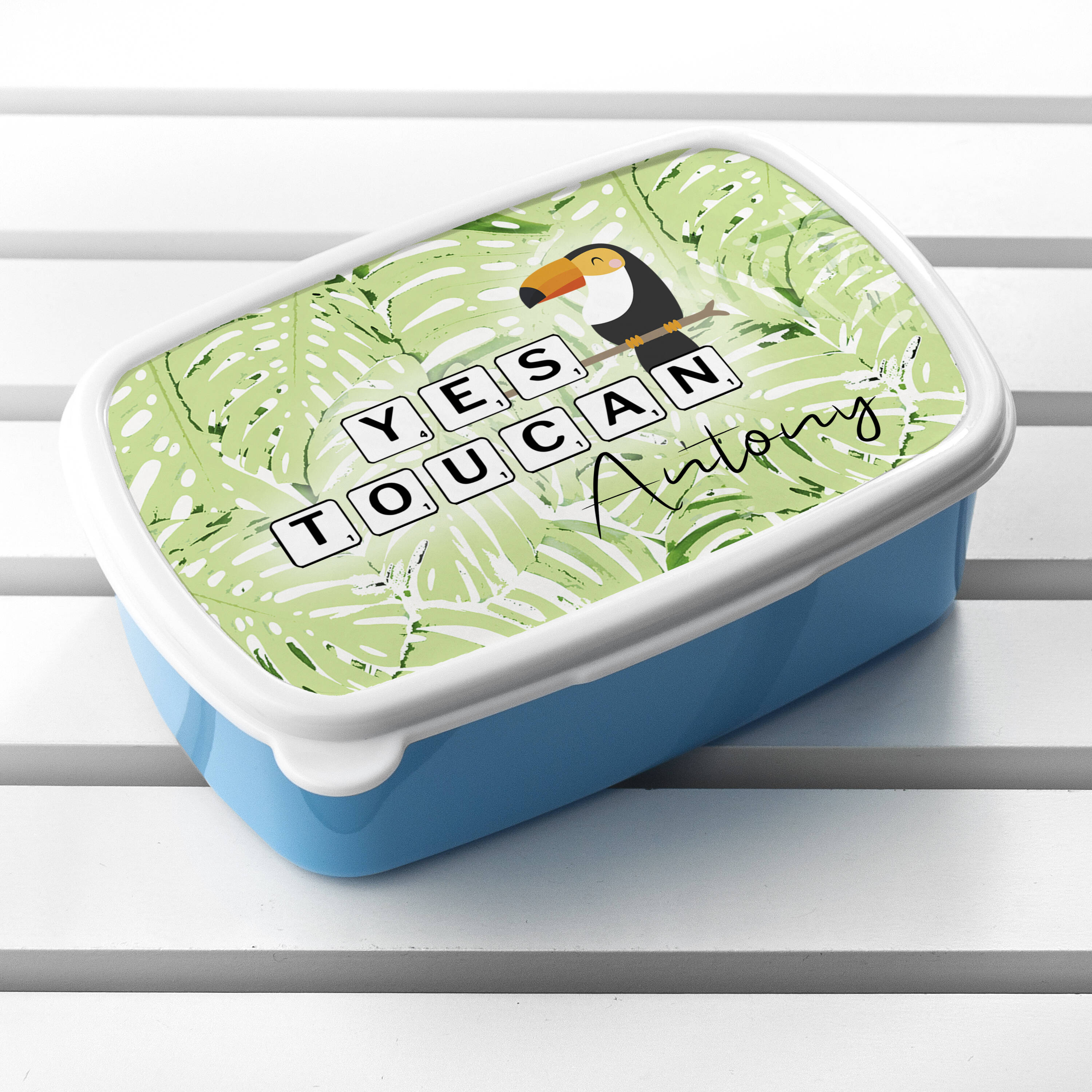 Personalised Yes Toucan Lunch Box