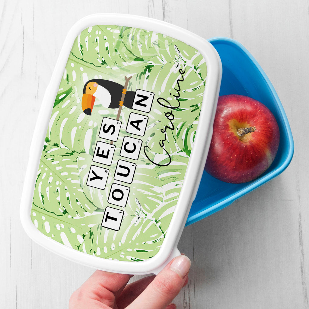 Personalised Yes Toucan Lunch Box