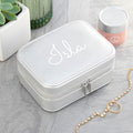 Personalised Silver Travel Jewellery Case