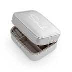 Personalised Silver Travel Jewellery Case