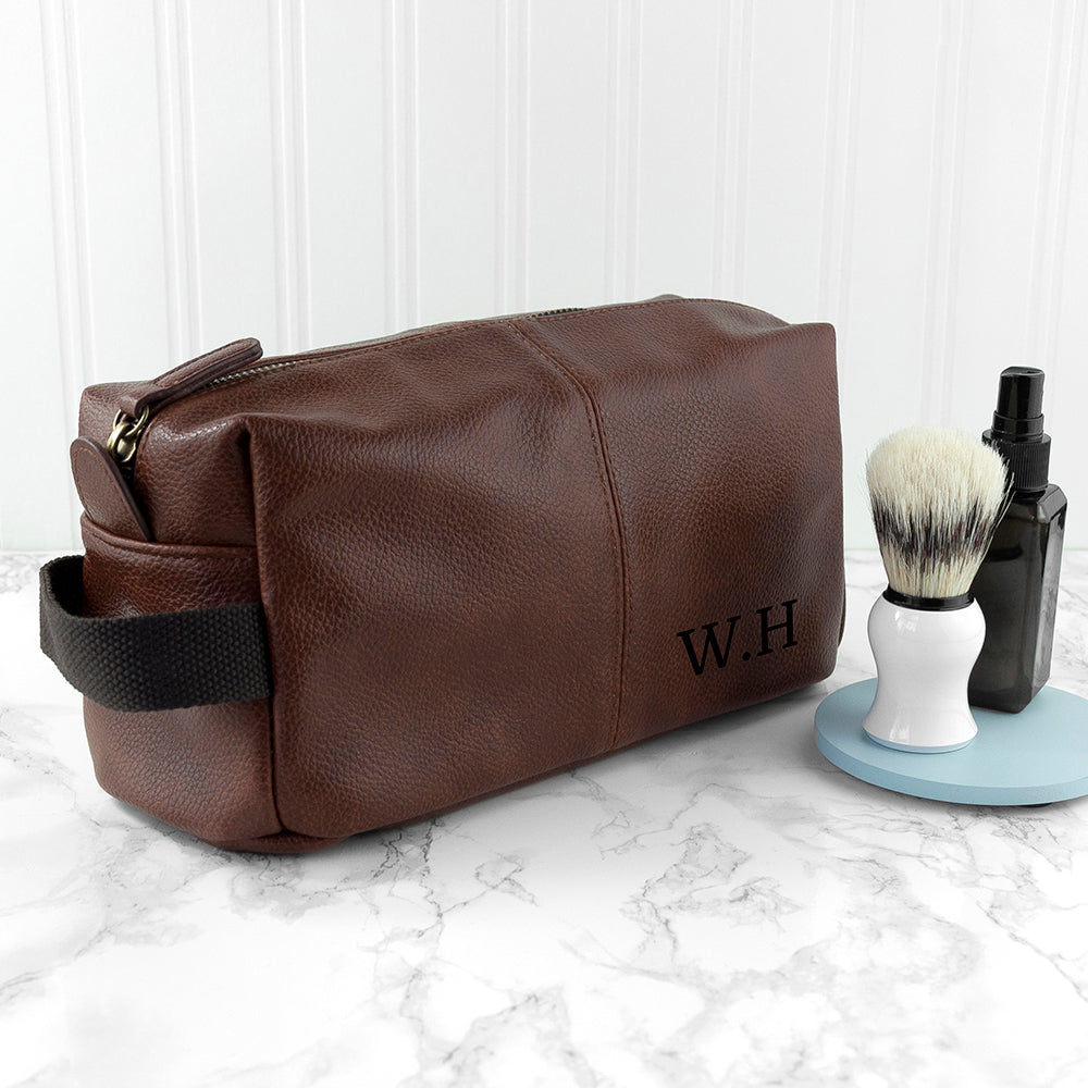 Personalised Vintage Style Wash Bag
