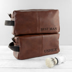 Personalised Vintage Style Wash Bag