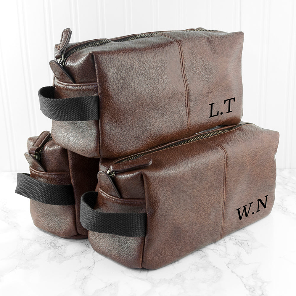 Personalised Vintage Style Wash Bag