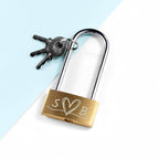 Personalised Couples' Padlock