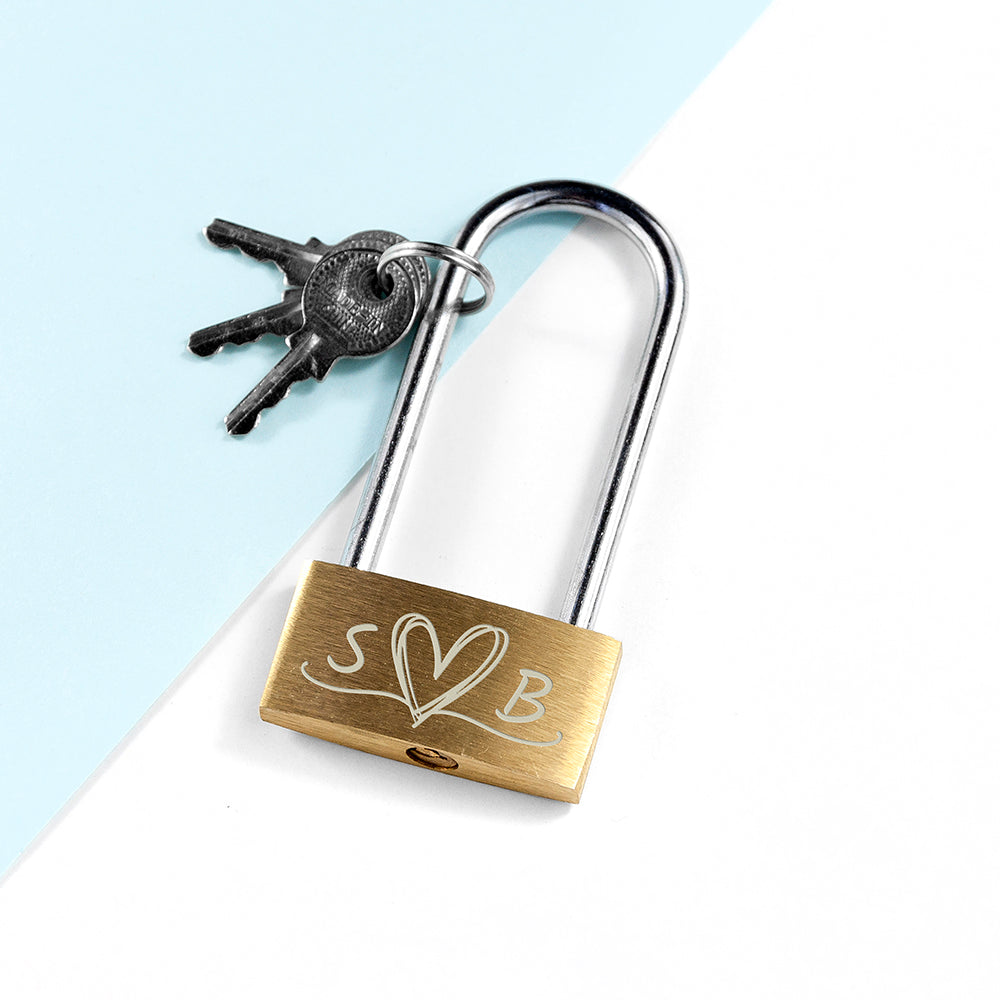 Personalised Couples' Padlock