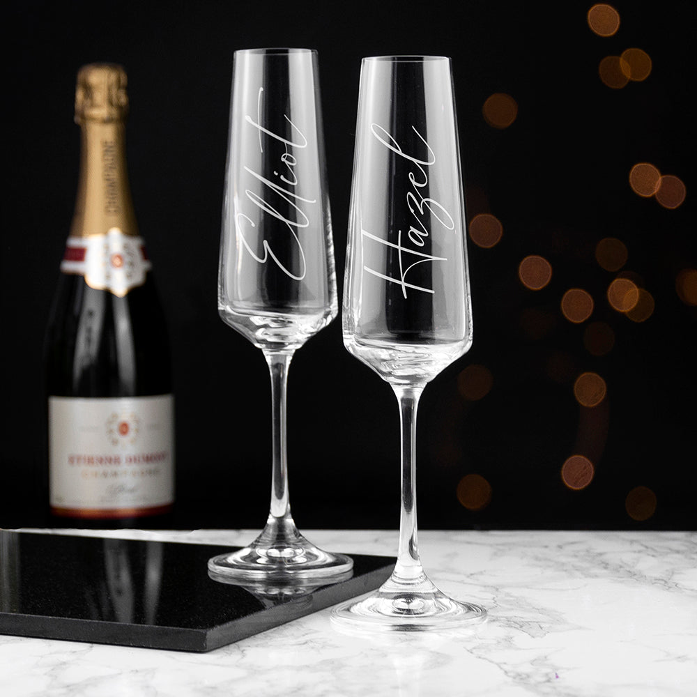 Personalised Elegance Champagne Flute