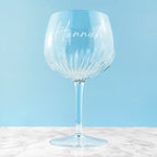 Personalised Crystal Gin Goblet