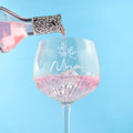 Personalised Crystal Icon Gin Goblet