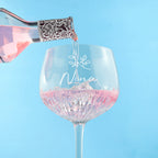 Personalised Crystal Icon Gin Goblet