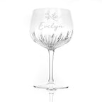 Personalised Crystal Icon Gin Goblet
