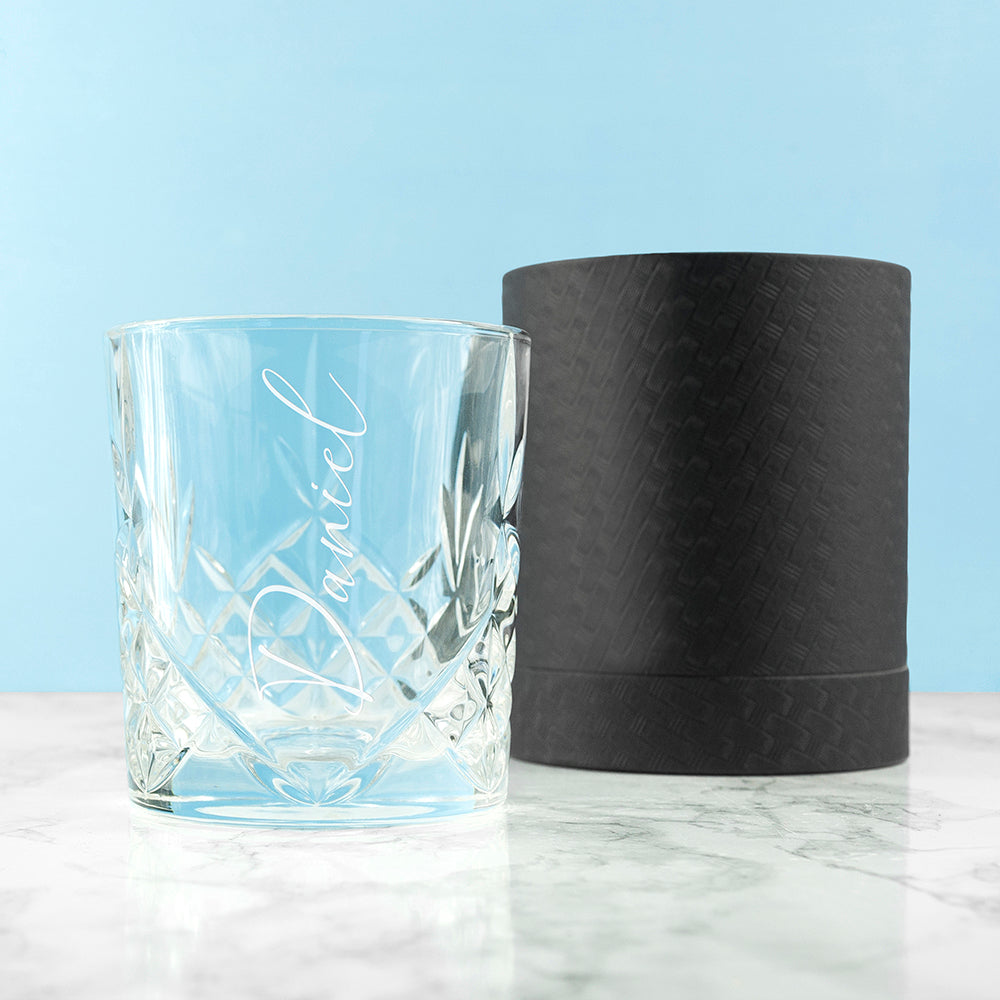 Personalised Crystal Whisky Tumbler