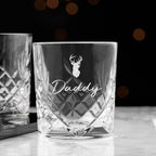 Personalised Crystal Icon Whisky Tumbler