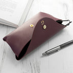 Personalised Origami Leather Glasses Case