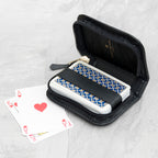 Personalised Leather Playing Card Case