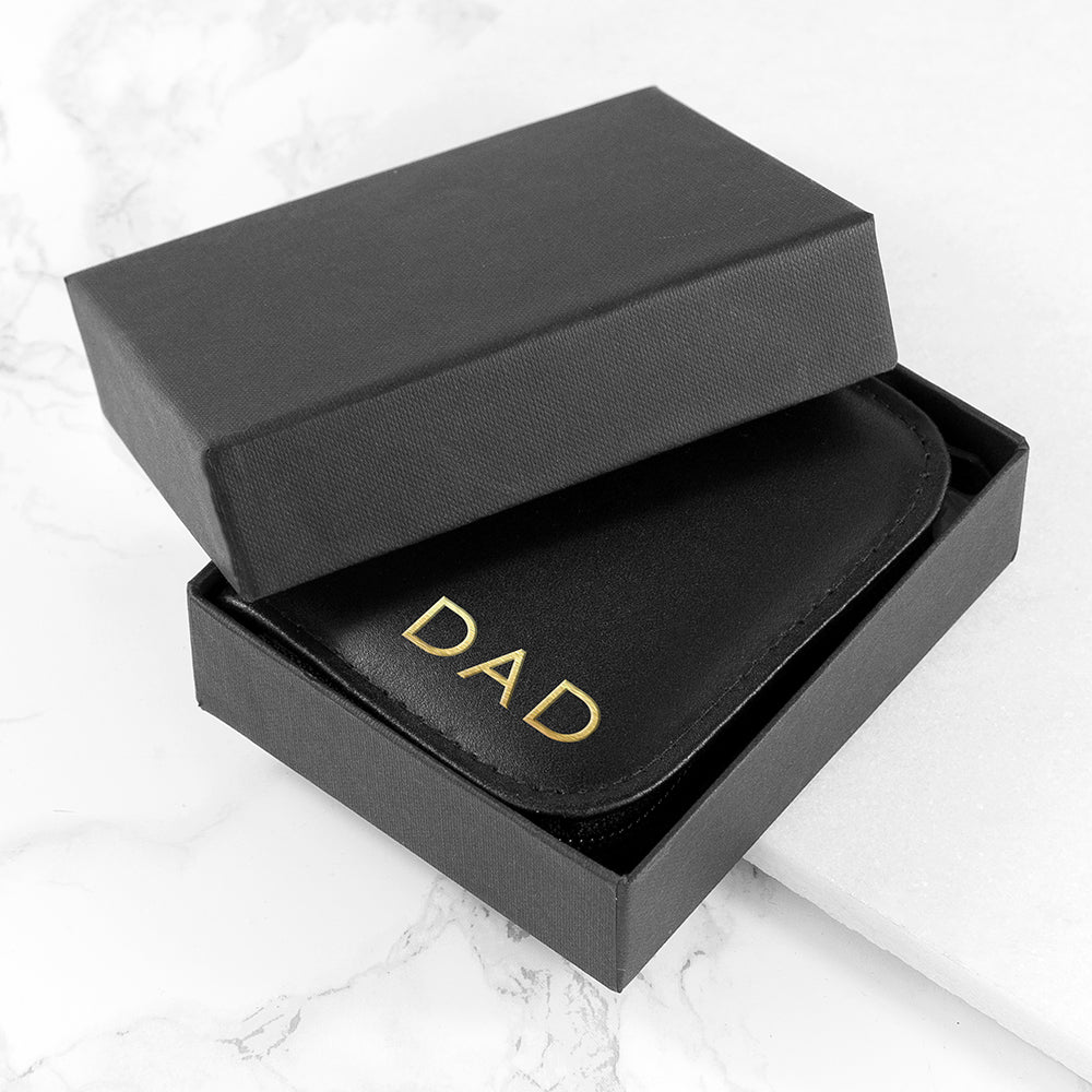 Personalised Leather Playing Card Case