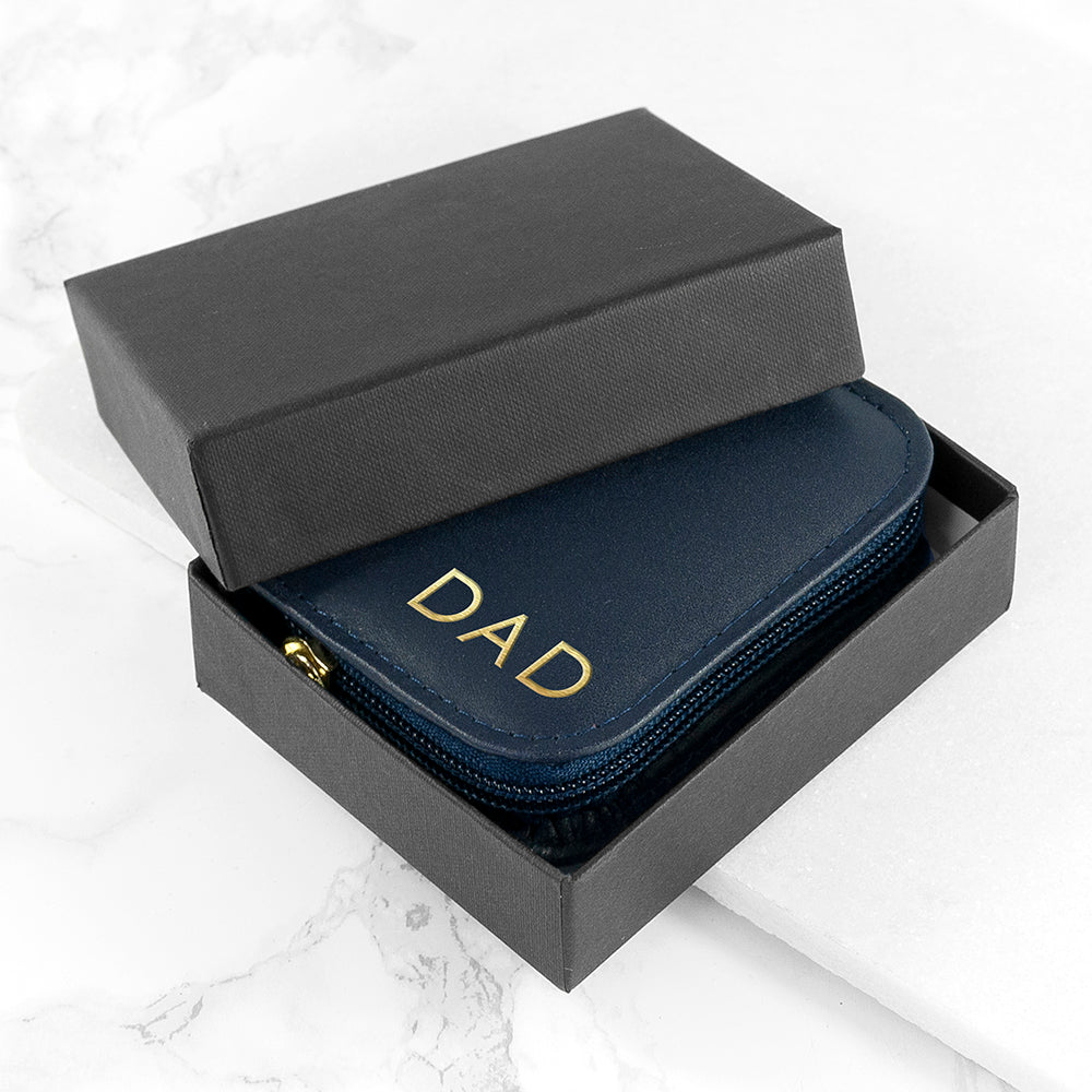 Personalised Leather Playing Card Case