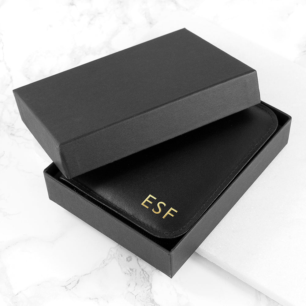 Personalised Leather Double Playing Card Case