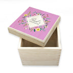 Personalised Floral Seeds Box