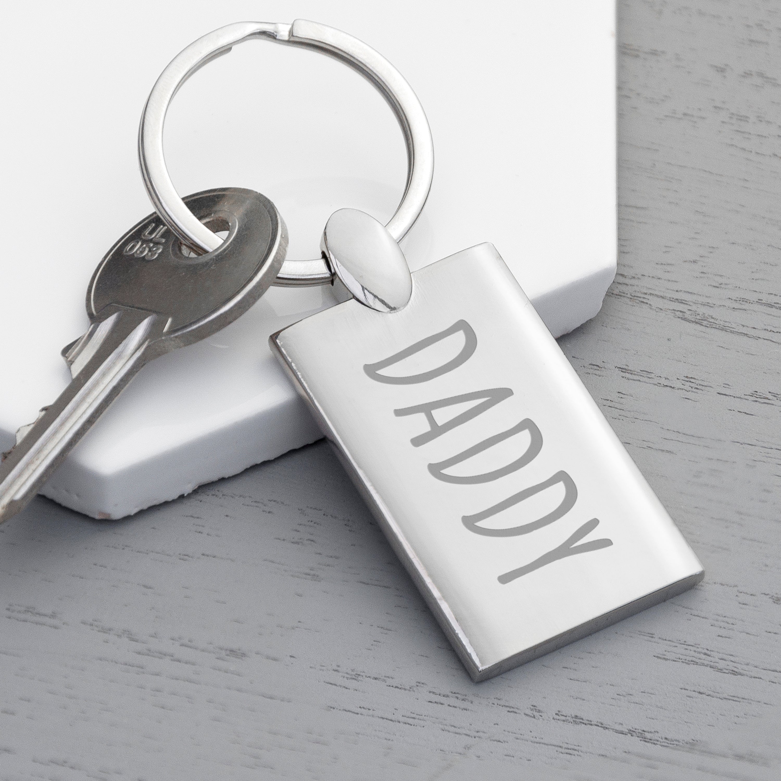 Personalised Rectangle Keyring