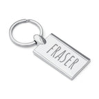 Personalised Rectangle Keyring