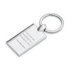 Personalised Favourite Lyric Keyring