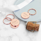 Personalised Wedding Party Keyring