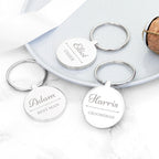 Personalised Wedding Party Keyring