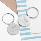Personalised Wedding Party Keyring