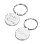 Personalised Brothers Round Keyring