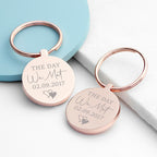 Personalised Day We Met Keyring