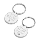 Personalised Day We Met Keyring