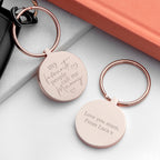 Personalised Favourite Mummy Keyring
