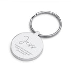 Personalised Special Person Round Keyring
