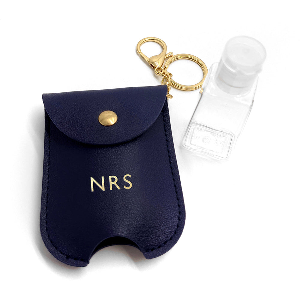 Personalised Hand Sanitiser Holder Keyring