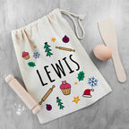 Personalised Kids Festive Baking Set