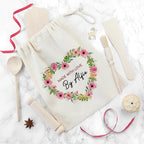 Personalised Kids Flower Wreath Baking Set