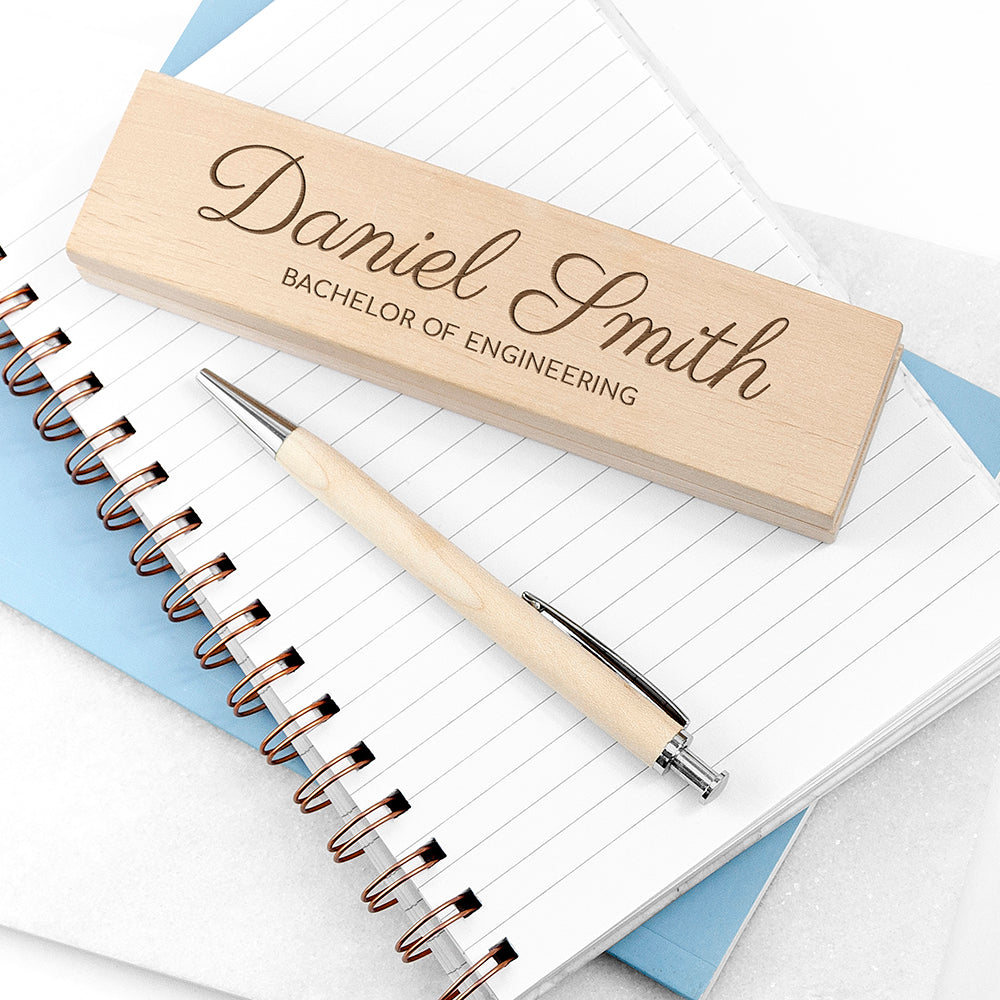 Personalised Graduation Gift Pen Set