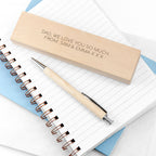 Personalised Special Message Wooden Pen Set