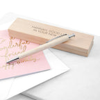 Personalised Special Message Wooden Pen Set