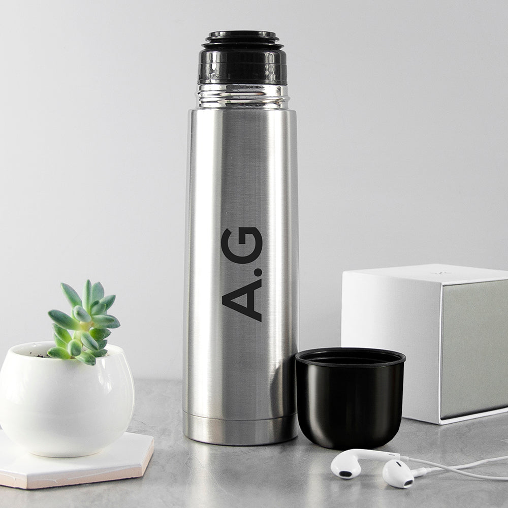 Personalised Stainless Steel Vacuum Flask