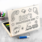 Personalised Colour Your Own Colouring Set
