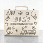 Personalised Colour Your Own Colouring Set