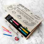 Personalised Colour Your Own Colouring Set