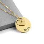 Personalised Cut-Out Heart Shape Necklace
